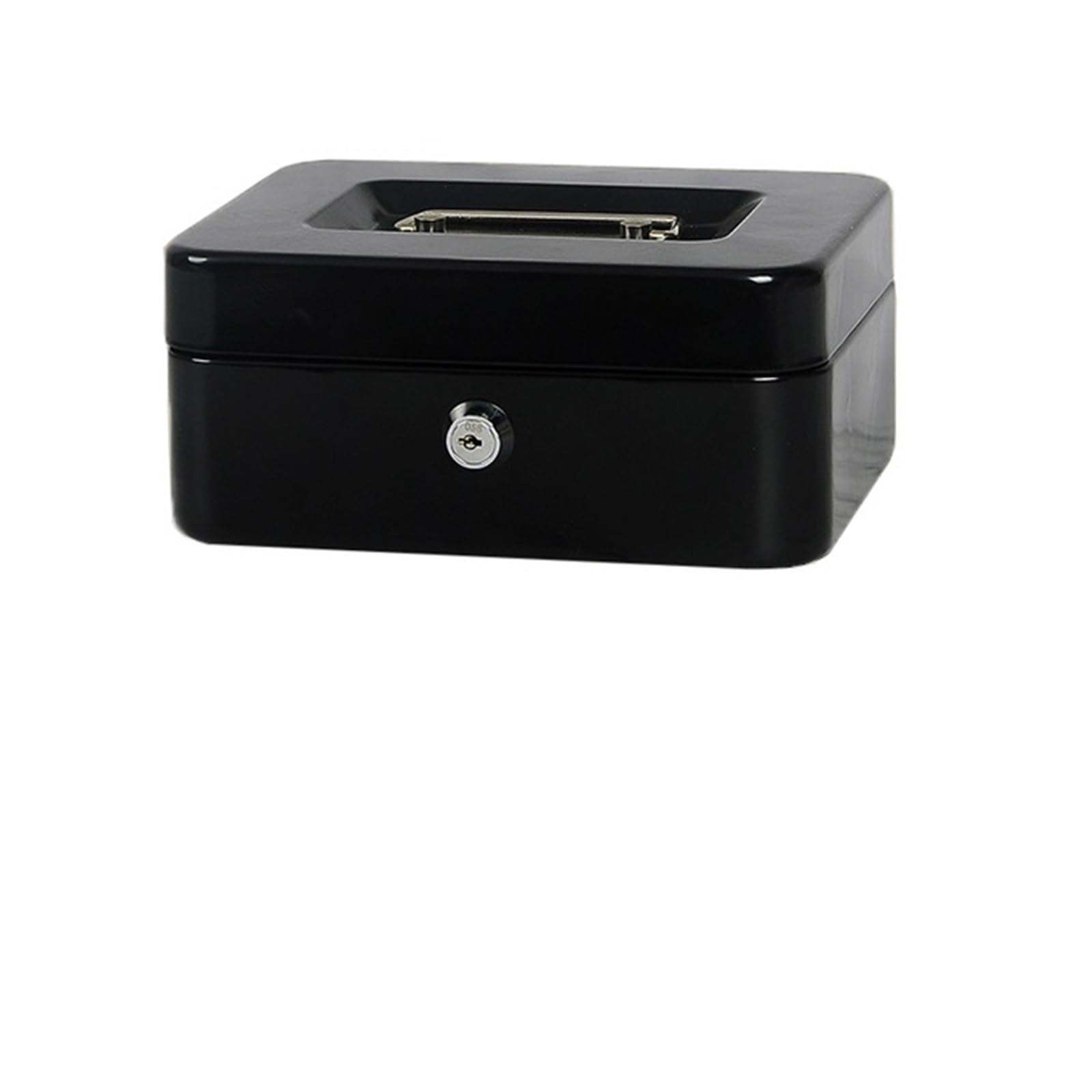 Mini armario de llaves de acero inoxidable con cerradura de seguridad, caja fuerte pequeña para el hogar y la oficina, 3 tamaños (L XL XXL) ideal para espacios de alquiler (XL, negro)