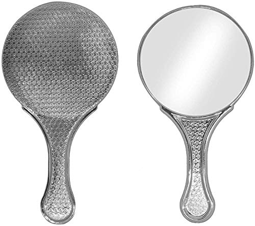 Pelo Handheld Mirrors For Gifting Purpose, Light Weighted Mirror, Easy To Carry Mirrors, Pink, 30 Gram, Pack Of 1