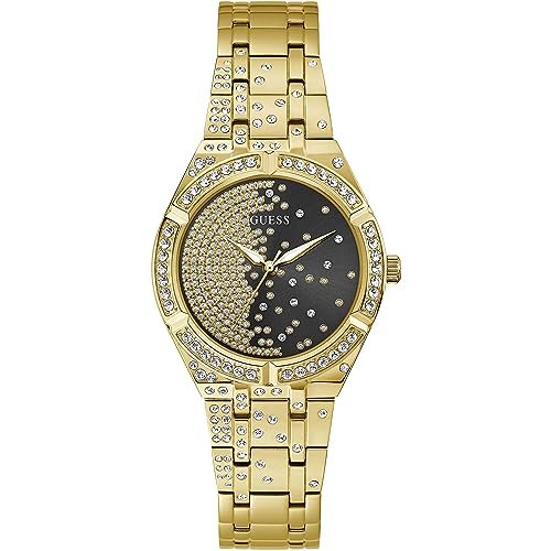Gold Stainless Steel strap GUESS GW0312L2 Orologio Da Donna