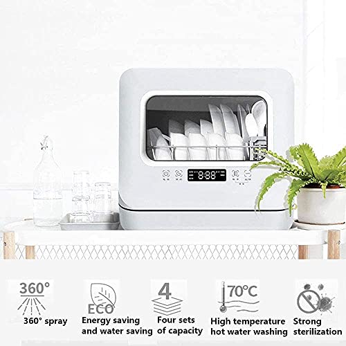 Volautomatische Vrijstaande Mini Automatische Vaatwasser Met 6 Couverts - Desinfectie Op Hoge Temperatuur Vijf… - Image 4