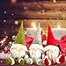 Leipple Christmas Gnome Plush Decorations - Handmade Swedish Tomte Scandinavian Santa Elf Ornaments - Gnome Christmas Decor for Home Office (Plush Gnomes)