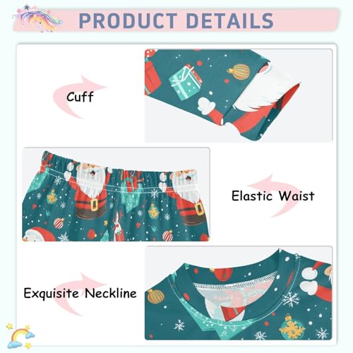 Pjs Sets Christmas Two Snowman Red Cardinals Pajama Sets,Long Sleeve Sleepwear Sets 12M 202b81514