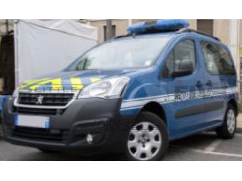 1:18 Peugeot Partner 2016 - Gendarmerie Blue & Yellow stripping