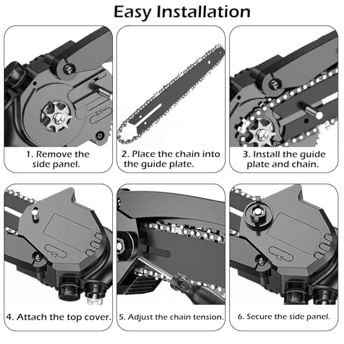 3 Pack 8 Inch Chainsaw Chain Replacement Chain Mini Replacement Chain Saw Chain Mini Chainsaw Blades Chainsaw Chain, Replacement Chain for 8 inch Chainsaw 45 Drive Links Chain Saw Chains 5 3 Pack 8 Inch Chainsaw Chain Replacement Chain Mini Replacement Chain Saw Chain Mini Chainsaw Blades Chainsaw Chain, Replacement Chain for 8 inch Chainsaw 45 Drive Links Chain Saw Chains - Image 5