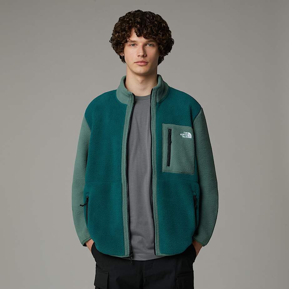 Image of THE NORTH FACE Men's Yumiori Full Zip Jacket | Lightweight Fleece Coat With Embroidered Logo, Zip Pockets
