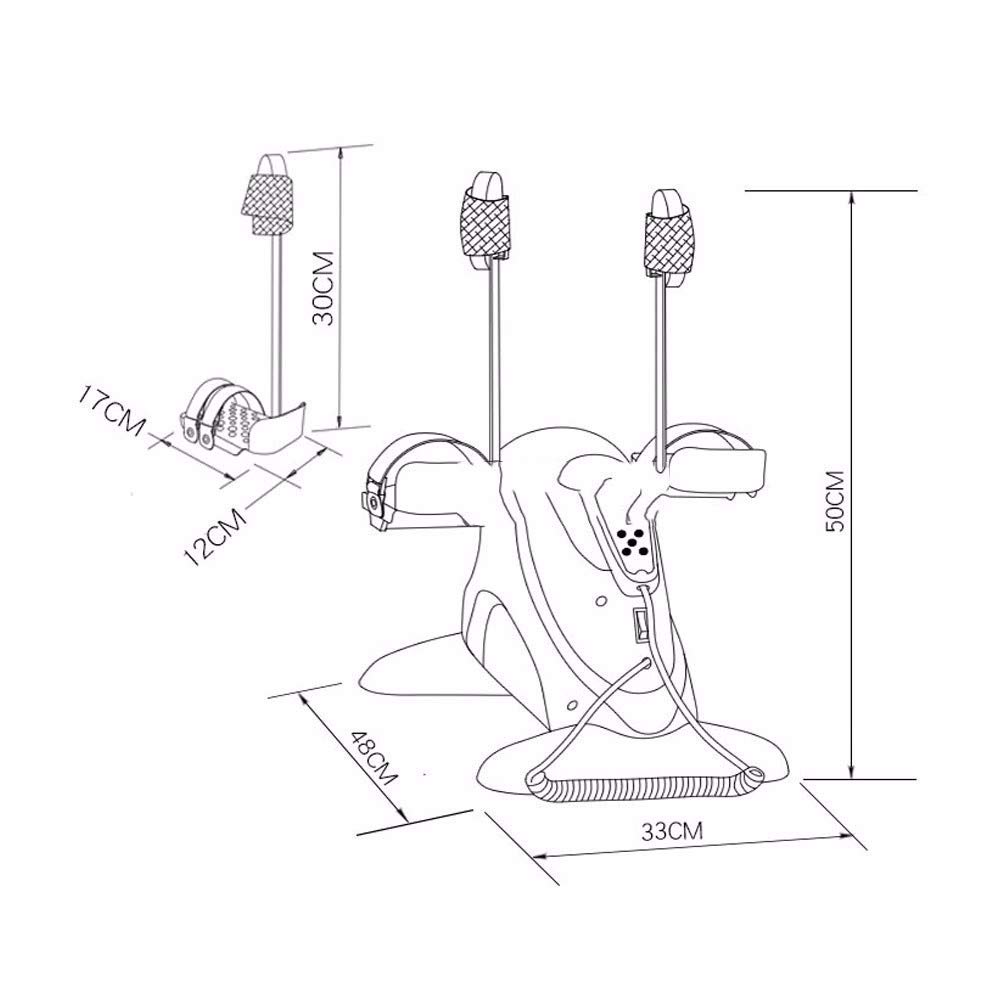 Ginnico a Pedale Portatile Creativo per Bici elettrica per Esercizi ginnici per Anziani Fisioterapia Esercizio Fitness Palestra