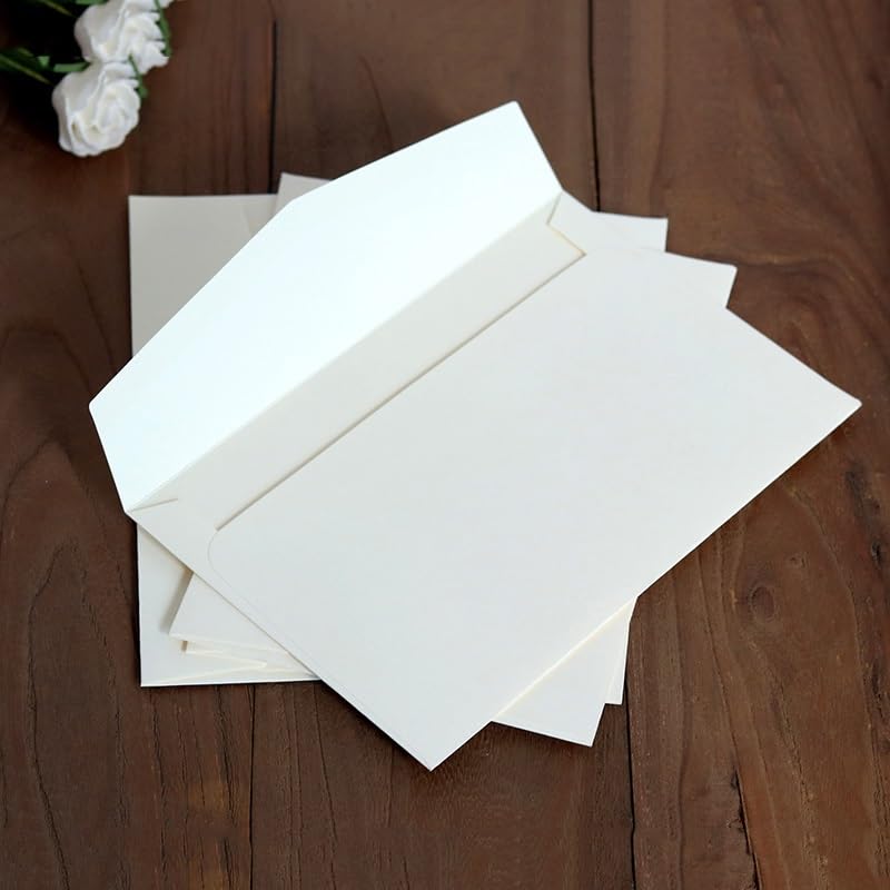 Glückwunschkarte Glitter Hochzeitseinladungskarte mit Bandumschlag Grußkarten Hochzeit Dekoration Partei liefert (50 stücke)(White Envelope)