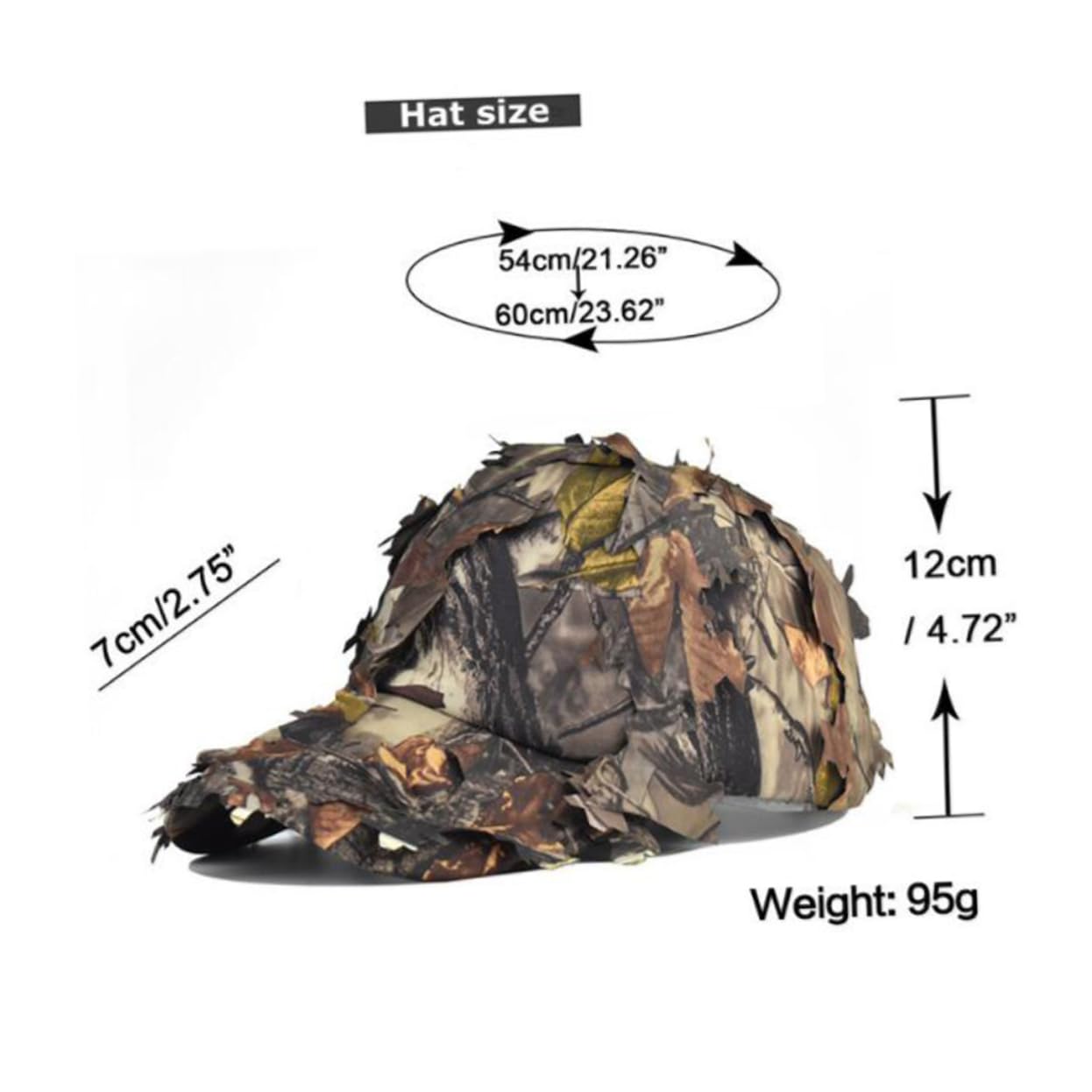 BESPORTBLE 3 Piezas Gorra de béisbol de Camuflaje Largo Sombrero para el Sol Ancho cámping Senderismo Bosque Sombreros de Disfraz al Aire Gorras de Pesca al Aire Yellow