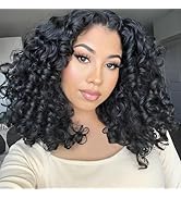 Vomella GoGo Curl Crochet Hair for Women - 8 Packs Water Wave 12 Inch Curly Crochet Hair Ocean Wa...