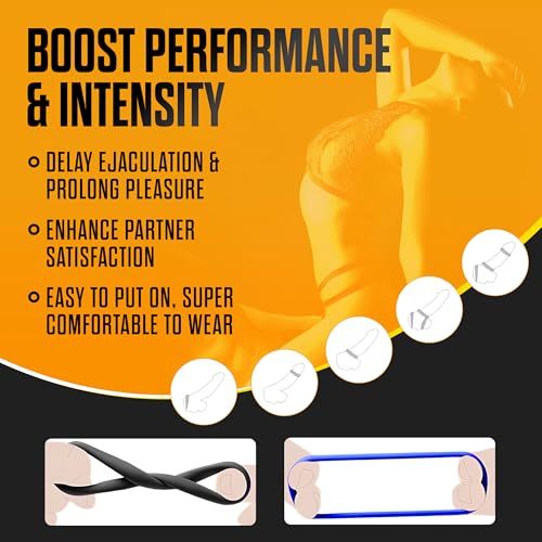 Blush-Stay-Hard-Donut-Cock-Rings-Soft-Super-Stretchy-Penis-Ring-Increase-Stamina-Longer-Harder-Bigger-Erections-Add-Girth-Performance-Pleasure-Enhancing-for-ED-Sex-Toy-for-Men-Couples