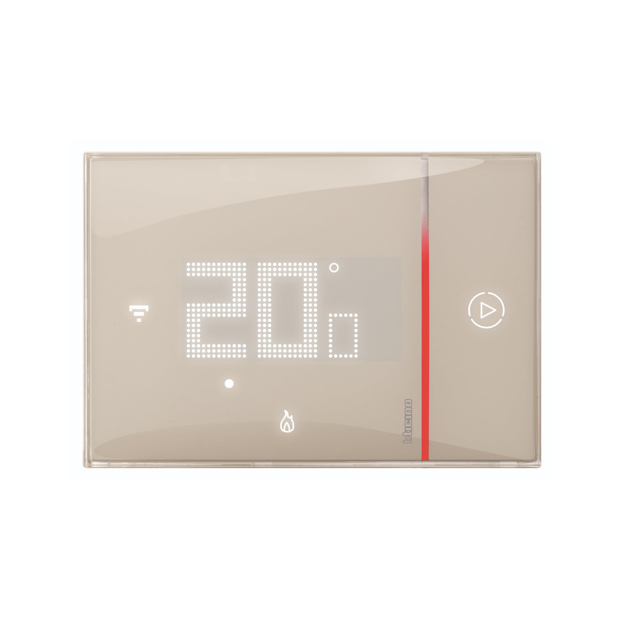Bticino Termostato WiFi intelligente Smarther2 with Netatmo XM8002, Incasso, Sabbia - versione professionale