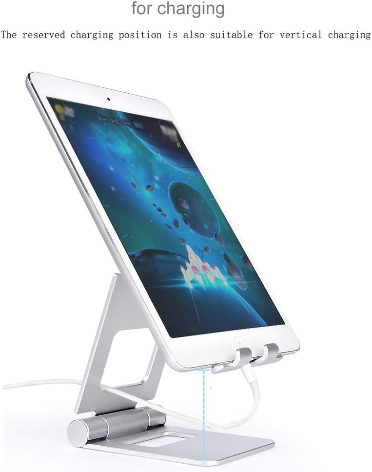 Supporto per Tablet Supporto per Tablet Pieghevole Regolabile per Supporto da Tavolo in Alluminio