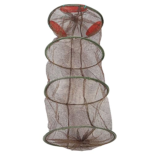 HONMEET Thickened Fishing Net Portable Collapsible Mesh Basket for Fish Locating Durable for Catching Fish Shrimp and Bait
