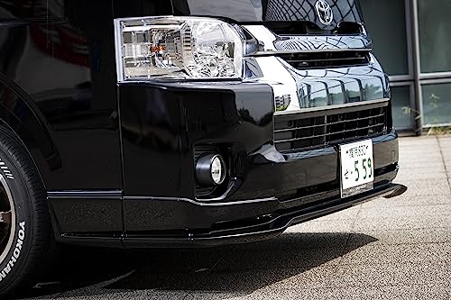 AKEa 200ハイエース4型〜 ワイドボディ フロントリップスポイラー (未塗装)