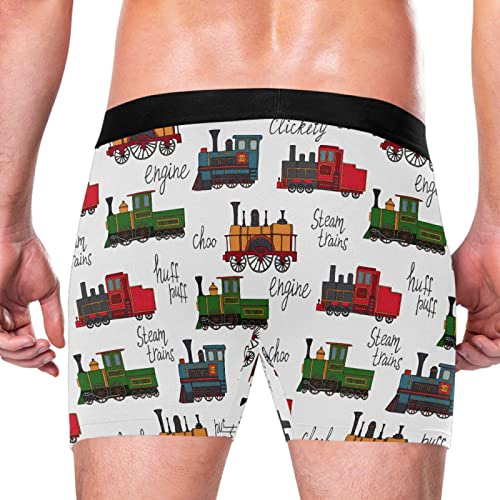 ZZXXB Rose Flowers Dog Mens Boxer Briefs Breathable Underwear Fly Front With Pouch S - XXL3