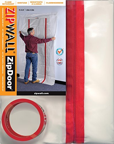 ZipWall ZDC Commercial ZipDoor Kit for Dust Containment by ZipWall