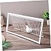 OUNONA 10.2in/26cm Pigeon Cage Door Birdcage Door One Way Entrance Door Bird T Trap Birdcage Iron Wire Trap Door for Racing Pigeon Bird Cage Breeding Supply Racing - White
