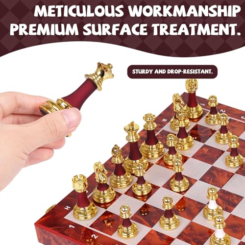 Set de Ajedrez 15 Pulgadas con Piezas Acrílicas Pesadas miniatura 4