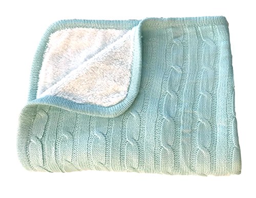 effe bebe Magnolia Cable Knit and Sherpa Baby...
