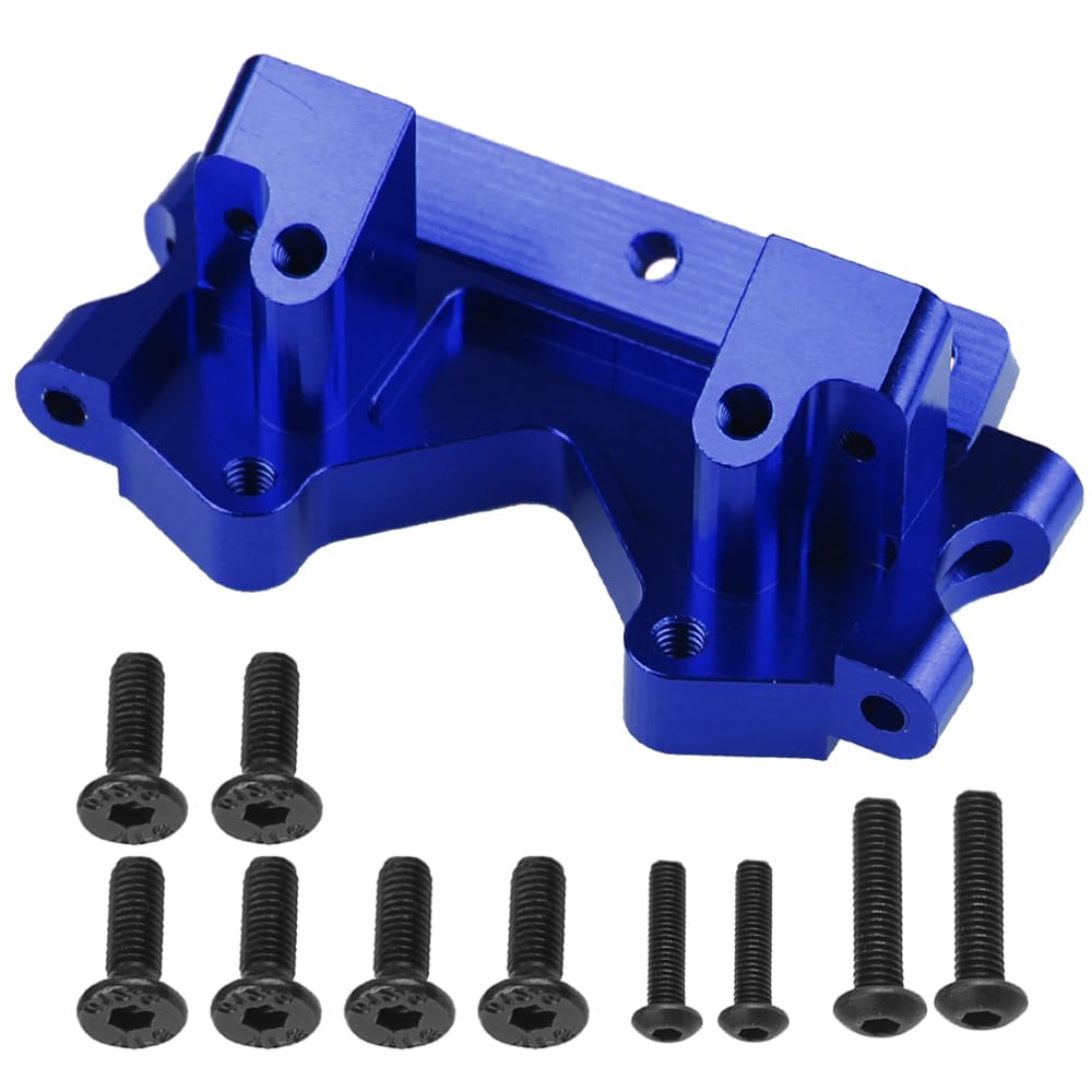 Aluminum Front Bulkhead Replacement of 2530 for Traxxas Slash 2WD 1/10 Scale Upgrade Parts (Navy Blue)