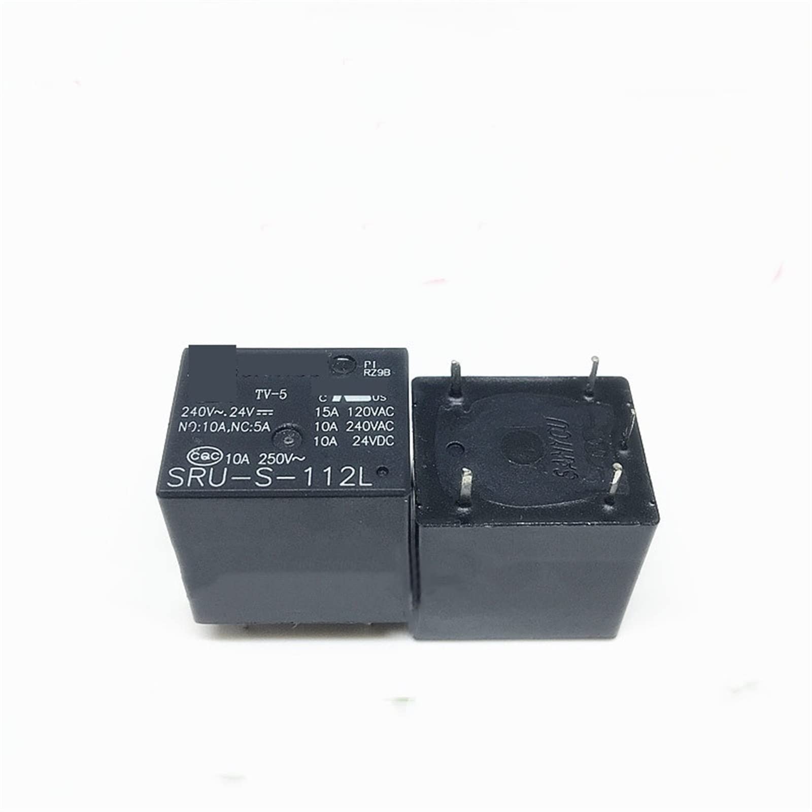 Relais SRU-S-124L 24VDC 10A mini relais 5 broches pour circuits imprimés