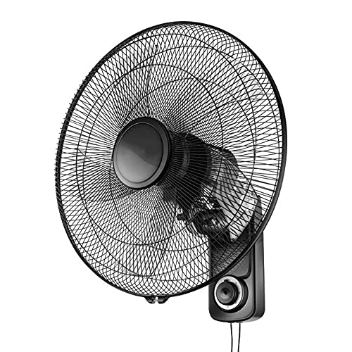 Aioneer Ventilador Industrial De Pared, Silencioso, De Alto Volumen, con Cabezal Vibratorio De Tres Velocidades Y Control Remoto, para Restaurante, Almacén Y Sótano.-Copper-C
