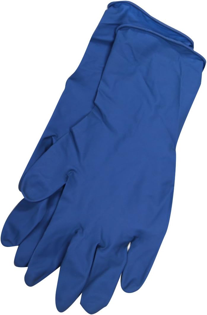 Trimaco 15 mil Blue Latex Gloves, 50 Count Dispenser Box