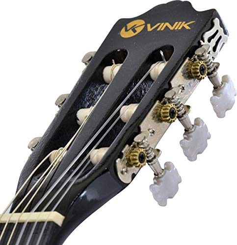Violão Junior Nylon Preto 1/4 VCL30AC VINIK
