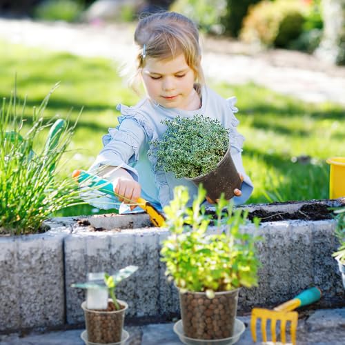 4/5/6/7 Inch Clear Nursery Pots for Plants with Sacuers 20 Pack, Plastic Flower Pots with Drainage Holes, Variety Pack Seedlings Garden Pot for Indoor Outdoor (4+5+6+7 inch) - Image 8