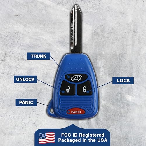 Mando de entrada sin llave KeylessOption con espadín sin cortar KOBDT04 A para coche (2 un.) 6