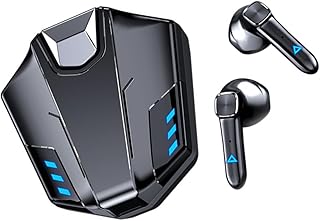 KONTONTY 1 Conjunto De Fones De Ouvido Com Cancelamento De Ruído Sem Fio Fones De Ouvido Sem Fio Fones De Ouvido Com Redução De Ruído Fones De Ouvido Sem Fio Jogos Fones De Ouvido Sem Fio