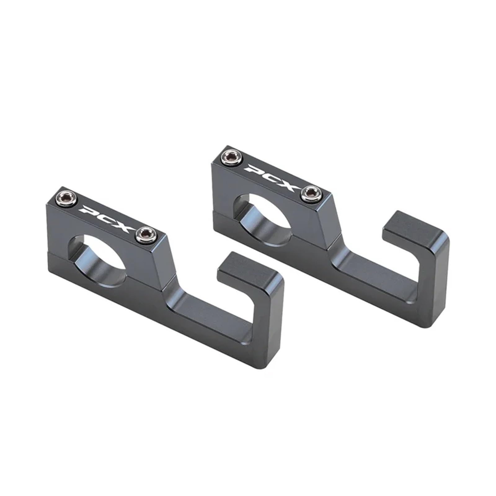 astuyhj Non-Slip Handlebar Hook for Hon@&da PCX125 PCX150 PCX160 PCX 125 PCX 160 PCX 150 PCX Motorcycle Hook Helmet Luggage Bag Hook Holder Hanger Hooks(2PC Titanium-PCX)