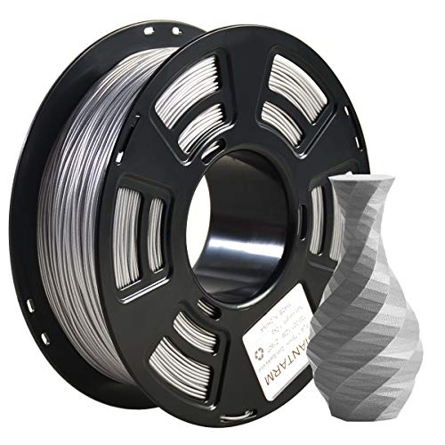 Filamento PLA filament 1,75 mm Sparky Silver, GIANTARM 3D impresora filamento PLA 1 kg Spool