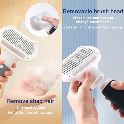 3-in-1 Dog Hair Dryer with Slicker Brush for Small and Medium-Sized Dogs and Cats Pet Hair - image 5