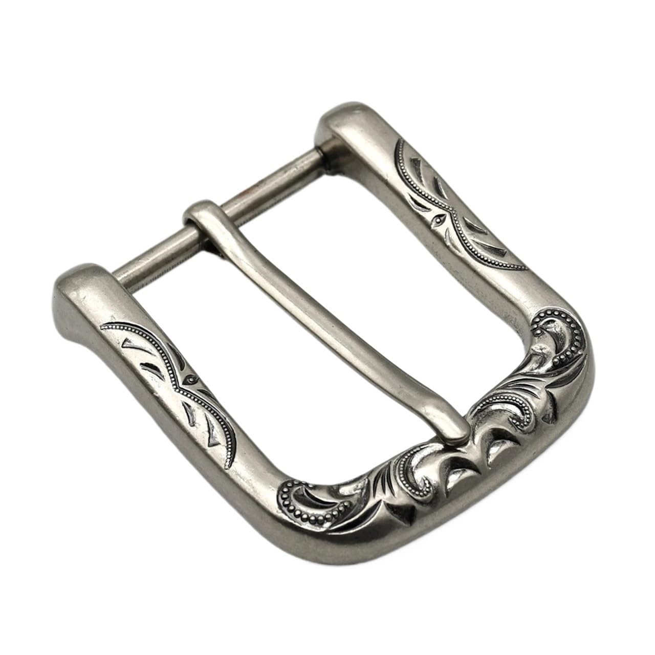 Fibbia for cintura da 10 pezzi for uomo, 40 mm, con spilla in rilievo, testa in pelle, parti artigianali, accessori fai te Per Cinghie
