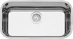 Cuba de embutir Tramontina Lavínia 56 BL em Aço Inox Alto Brilho 56x34 cm