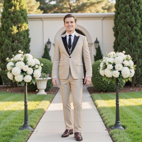 Mens Suit Slim Fit 3 Piece Tuxedo Groom Wedding Suits Prom Blazer Wedding Tuxedos2