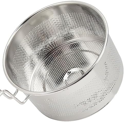 Canasta para freír profunda acero inoxidable con mango miniatura 9