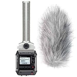 Zoom F1-SP Field Recorder met richtmicrofoon + Keepdrum windscherm WS-WH