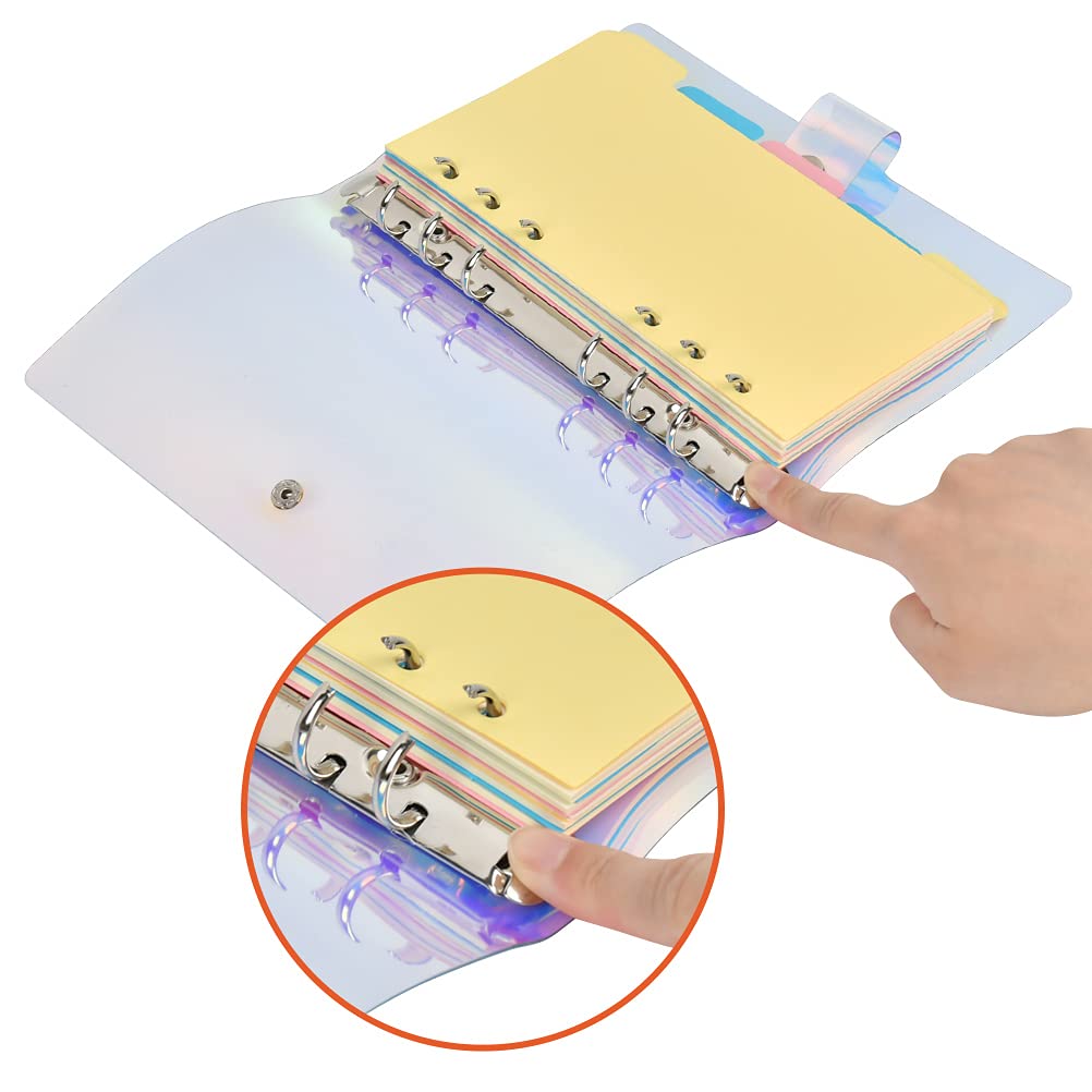 Amazon.co.jp: Idealeben 2本セット 虹色 システム手帳