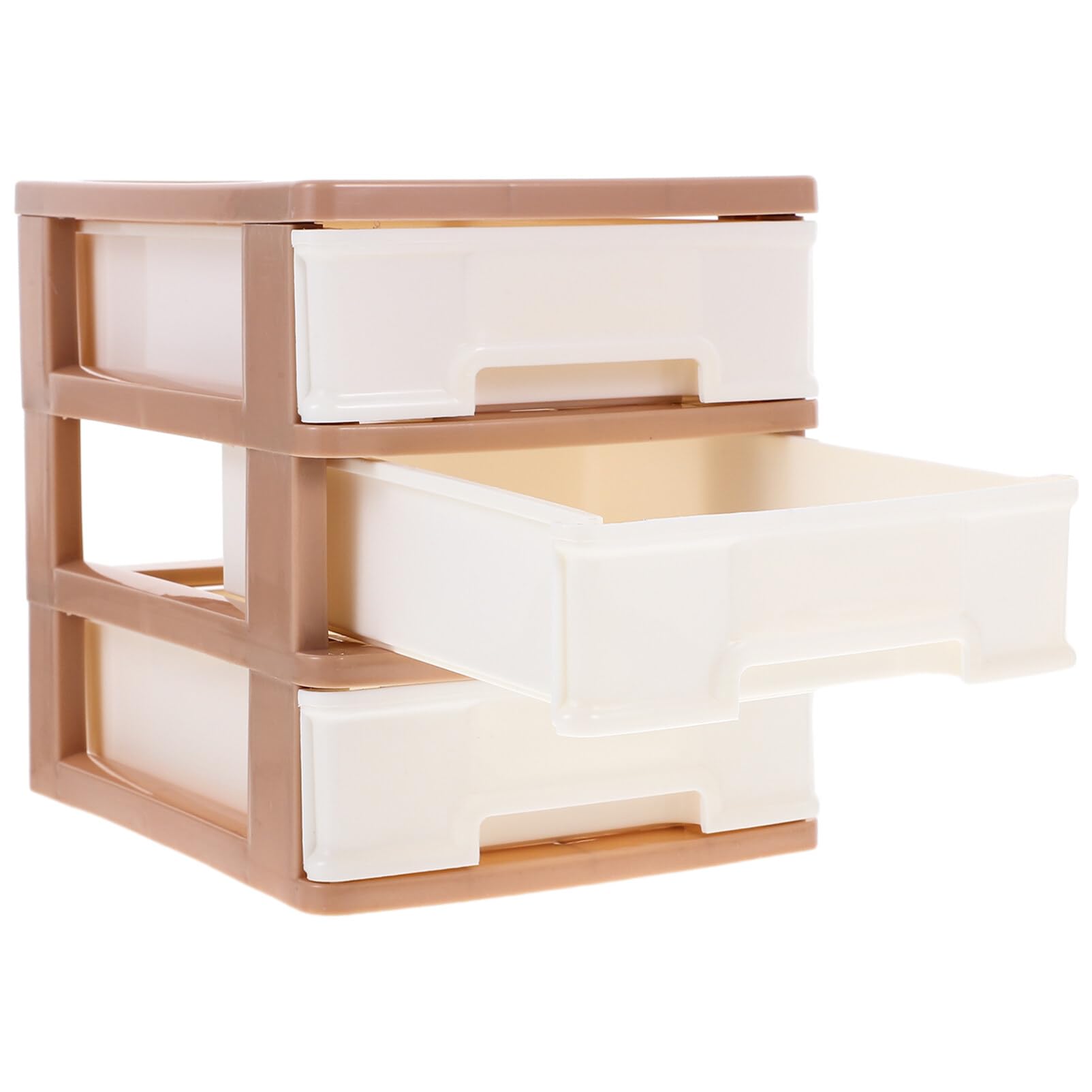 MAGICLULU Plastic Storage Drawers Drawer Desktop Storage Bin Unit Small Plastic Drawers Organizer Mini Storage Bin Container Organizer for Kitchen, Pantry, Desk Document Coffee