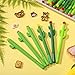 48 Pcs Cactus Shaped Pens Cacti Writing Pens 0.5 mm Black Ink Cactus Gel Pens Cute Stationary Saguaro Rollerball Pens Cactus Pens with Flowers for Office School Cactus Theme Party Boutique Supplies