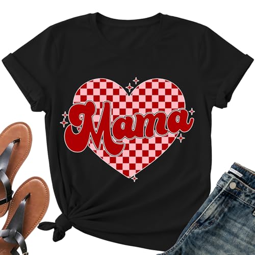 Image of Valentine Teacher Shirt Women-Cute My Class is Full of Sweet Hearts Short Sleeve Valentines Day Teacher Tee Tops