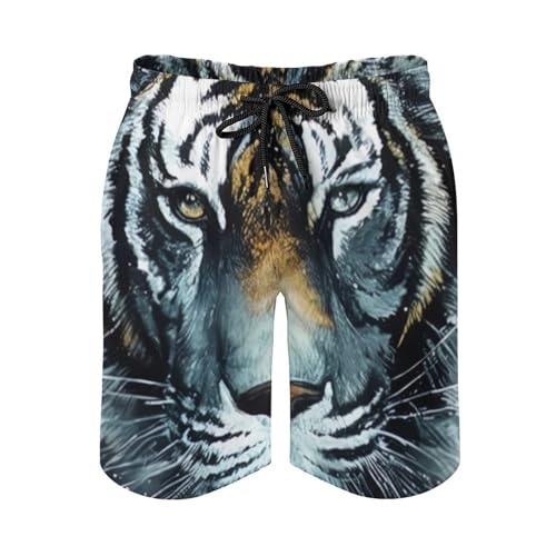 Comfort Men & Boys Big & Tall Swim Trunks Half Pants for Beach Athletic Workout2