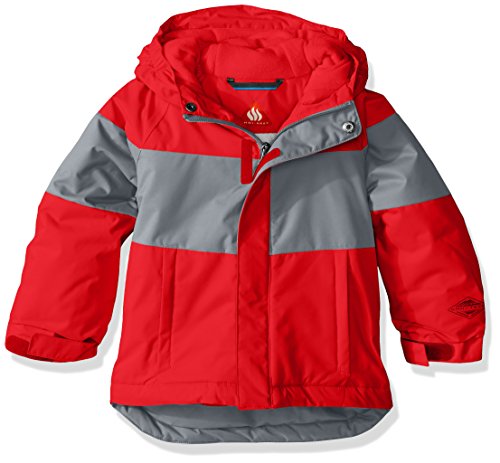 Columbia Boys Alpine Action Jacket, Small, Mountain Red