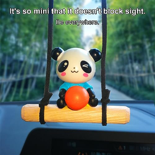 carro, Bonito Panda Balanço, Acessórios para interiores carros Amuleto bonito para mulheres, homens,