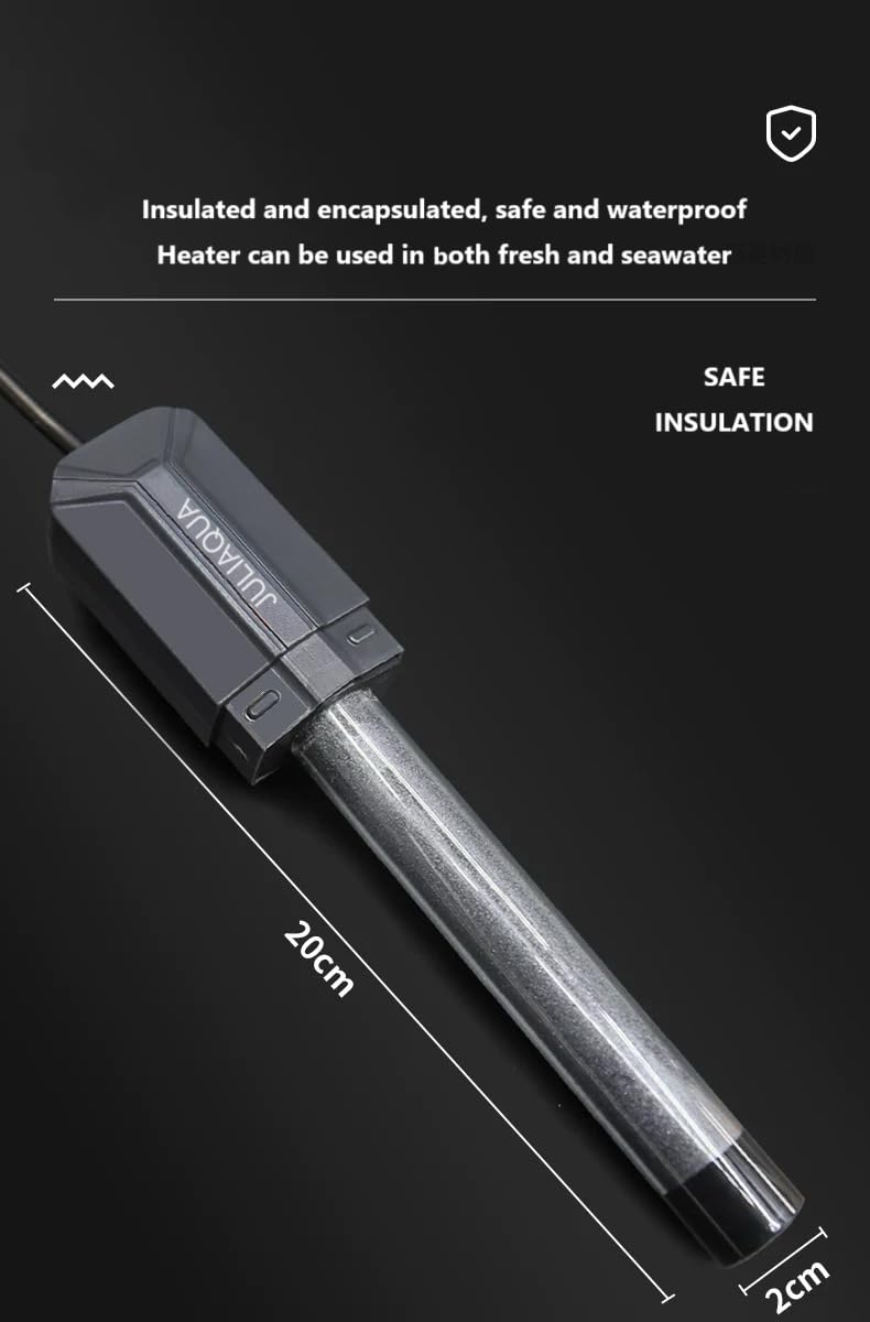 Riscaldatore acquario con display temperatura Eco riscaldatore regolabile 25 W/50 W/100 W/200 W/300 W/500 W (E-300 W)