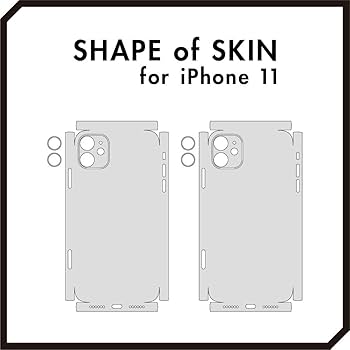 Amazon | wraplus スキンシール iPhone11 対応 [ホワイト