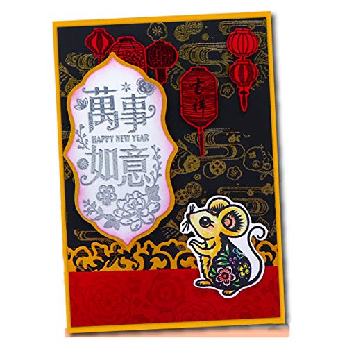 Fustelle E Timbri Trasparenti CYFUN DESIGN Per Scrapbooking E Biglietti - 17x23,9 Cm