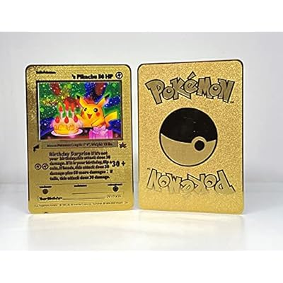Pikachu's Birthday Surprise Card (Custom Metal UK | Ubuy
